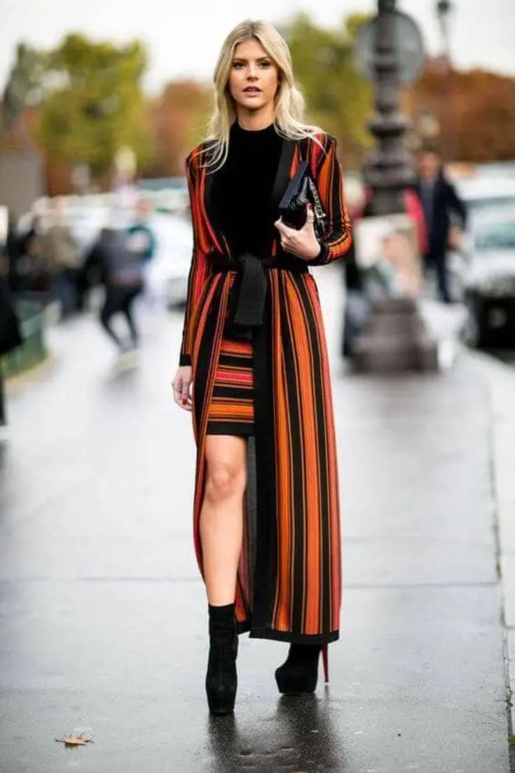 10 Inspirasi OOTD dengan Motif Stripe, Stylish dan Fashionable