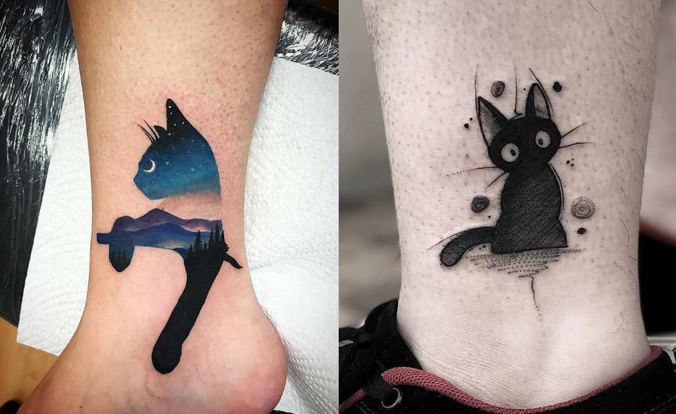 Menggemaskan 10 Potret Desain Tato  Keren Bertema Kucing  