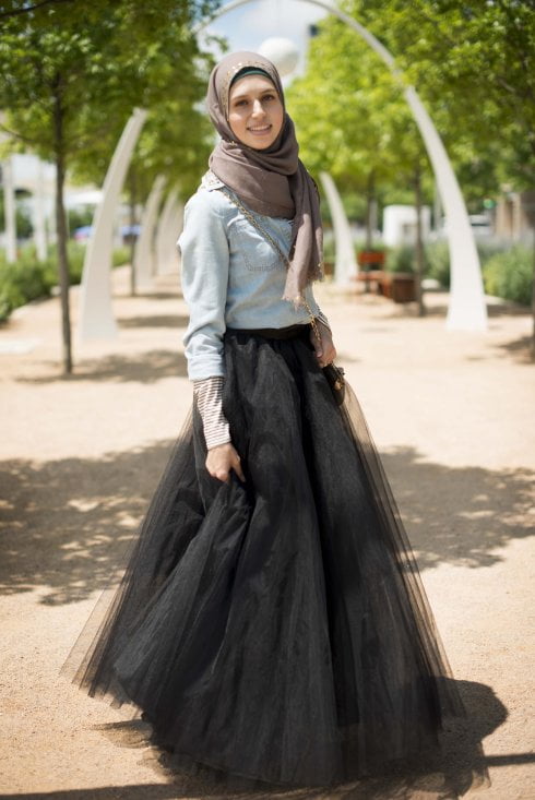 Tampil Menawan dengan 10 Inspirasi Rok Tutu Dipadu Hijab