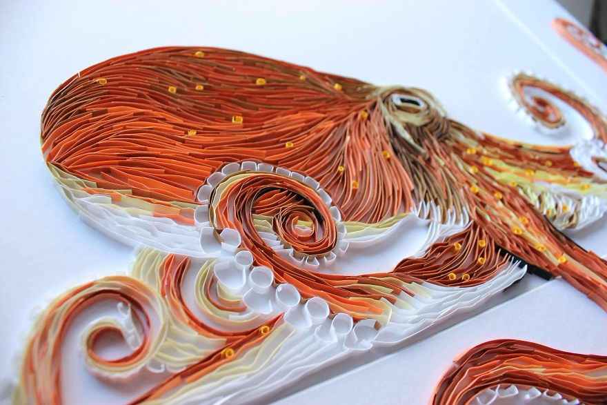 Terlihat Nyata!  10 Karya Seni Ini Terbuat Dari Potongan Kertas