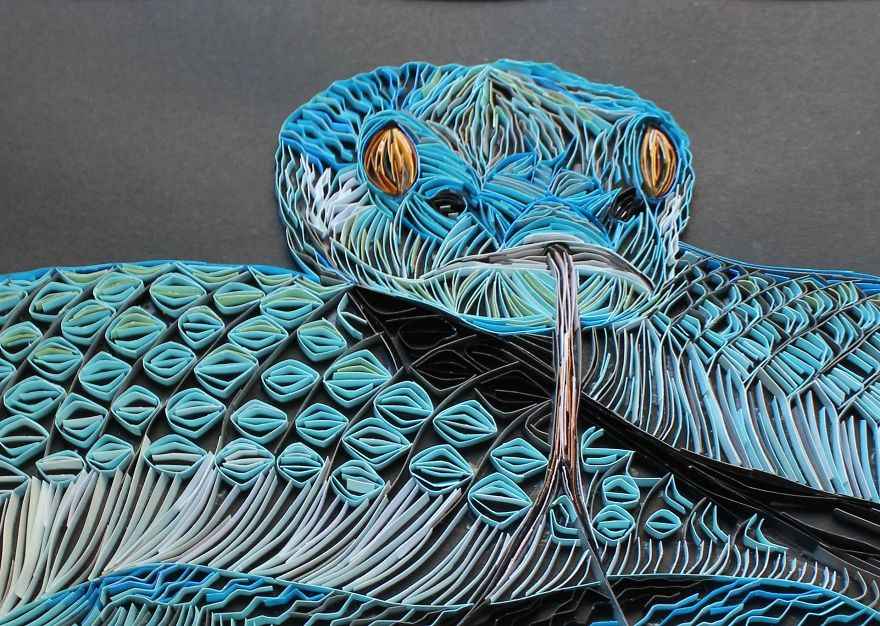 Terlihat Nyata!  10 Karya Seni Ini Terbuat Dari Potongan Kertas