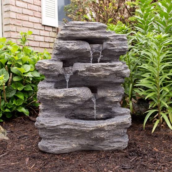 10 Ide Air Terjun Mini Terbuat dari Batu  Alam Bikin Rumah 