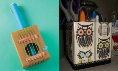 Kreatif Bisa Jadi Ukulele, Gunakan Boks Tisu Bekas untuk 10 Kreasi Berikut