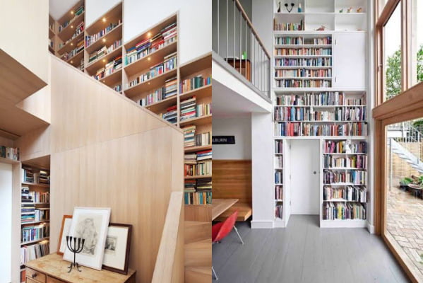 Manfaatkan Pojok Ruangan 10 Ide Membuat Perpustakaan  Mini 