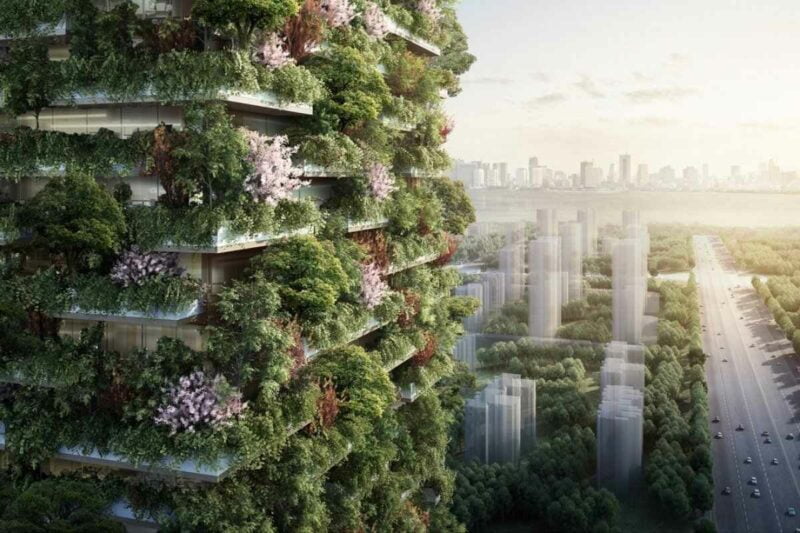 Unik dan Asri, Apartemen Berkonsep Hutan Vertikal di Chengdu Bisa Kurangi Polusi