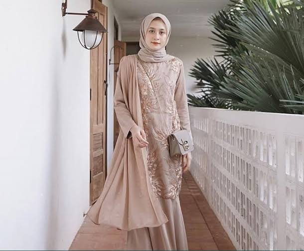 10 Model Baju Gamis Brokat Bikin Penampilan Elegan dan 