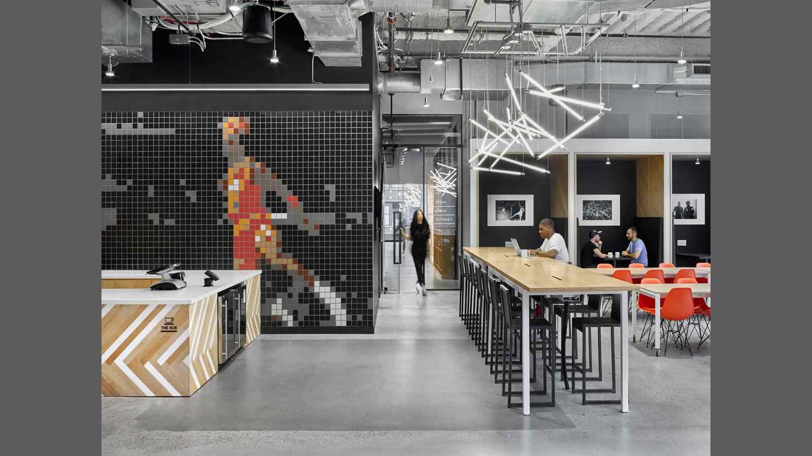 10 Potret Elegan Kantor Nike di New York, Lapangan Basket Kelas Atas