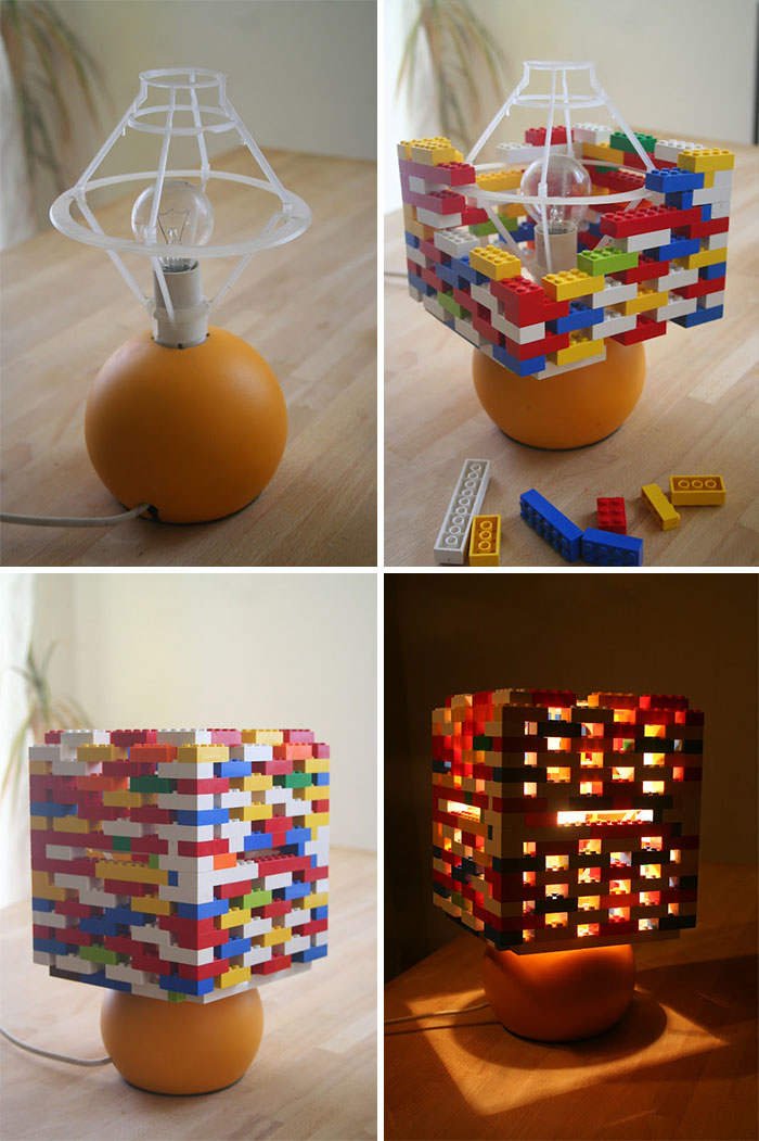 10 Cara Memanfaatkan Lego untuk Perabot Rumah Tangga, Bisa jadi Lampu