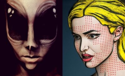 10 Ilusi Makeup yang Bikin Terperangah, Bentuk Alien Sampai Lukisan
