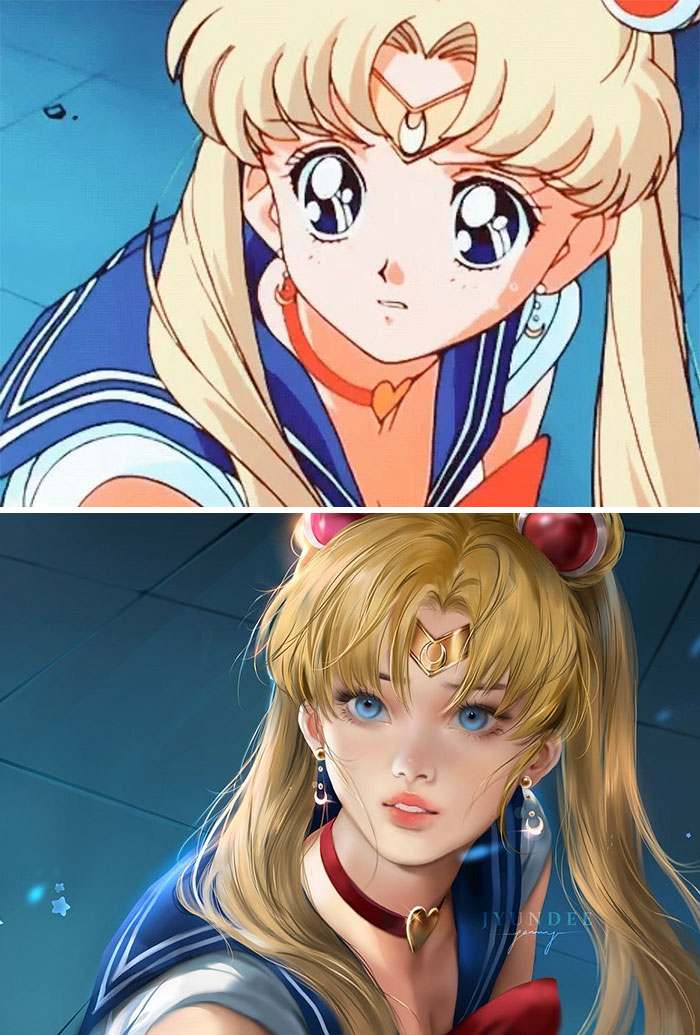Mulai dari Sailor Moon hingga Avatar, Seniman Korea Ini Ubah Karakter Terkenal Lain Layaknya Idol K-Pop