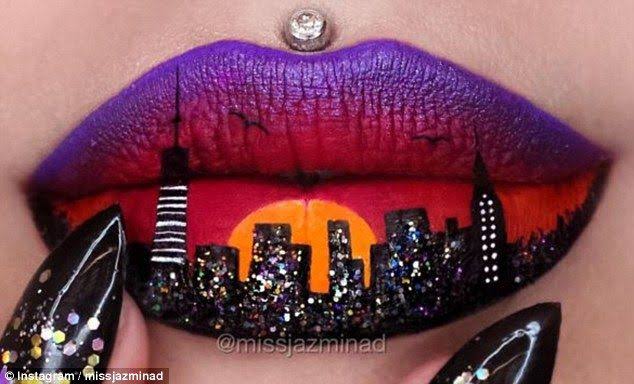 10 Kreasi Lip Art yang Keren dan Tak Biasa, Berani Coba?