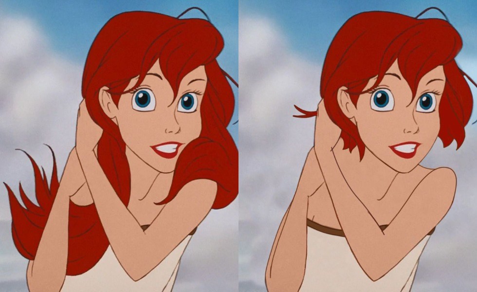 10 Ilustrasi Jika Putri Disney Memiliki Rambut Pendek, Seperti Apa Rapunzel?
