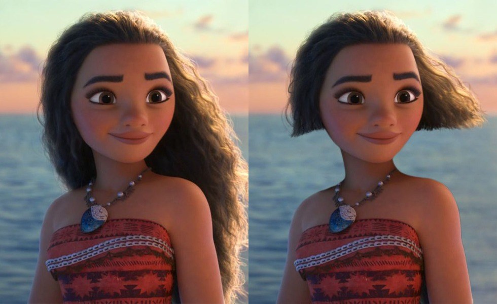 10 Ilustrasi Jika Putri Disney Memiliki Rambut Pendek, Seperti Apa Rapunzel?