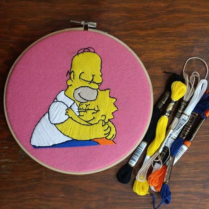 Kreatif, 10 Potret Sulaman dari Scene Favorit The Simpson