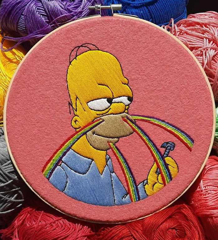 Kreatif, 10 Potret Sulaman dari Scene Favorit The Simpson