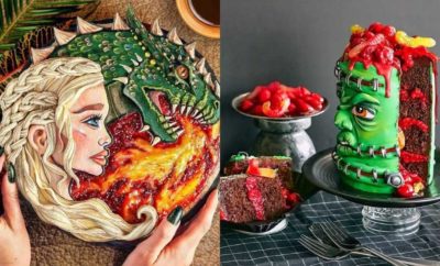10 Kue yang Mirip dengam Lukisan 3 Dimensi, Seperti Sebuah Karya Seni