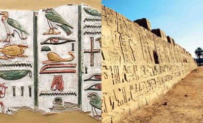 Aksara Hieroglif, Sistem Penulisan Paling Tua yang Dipakai Bangsa Mesir