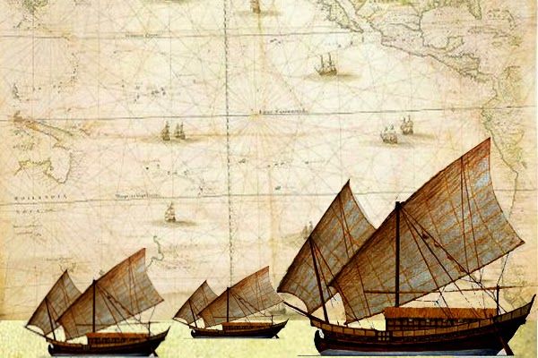 jong pinterest - Kapal Jung dari Jawa, Kendaraan Raksasa Simbol Kekuatan Maritim Majapahit