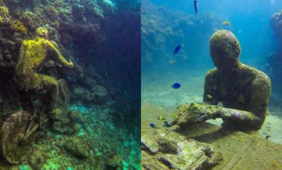 Keindahan Molinere, Taman Patung di Bawah Laut Berkonsep Peduli Lingkungan