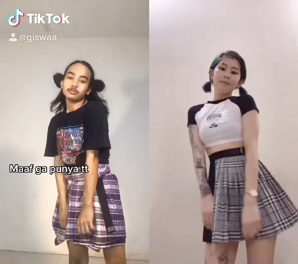 10 Potret Giswaldani Harris Seleb Tiktok Berkumis yang 