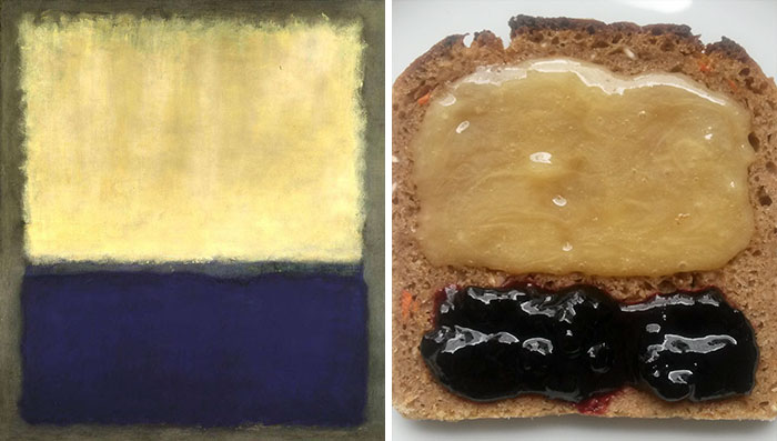 10 Kreasi dengan Sandwich Meniru Potret Lukisan Terkenal