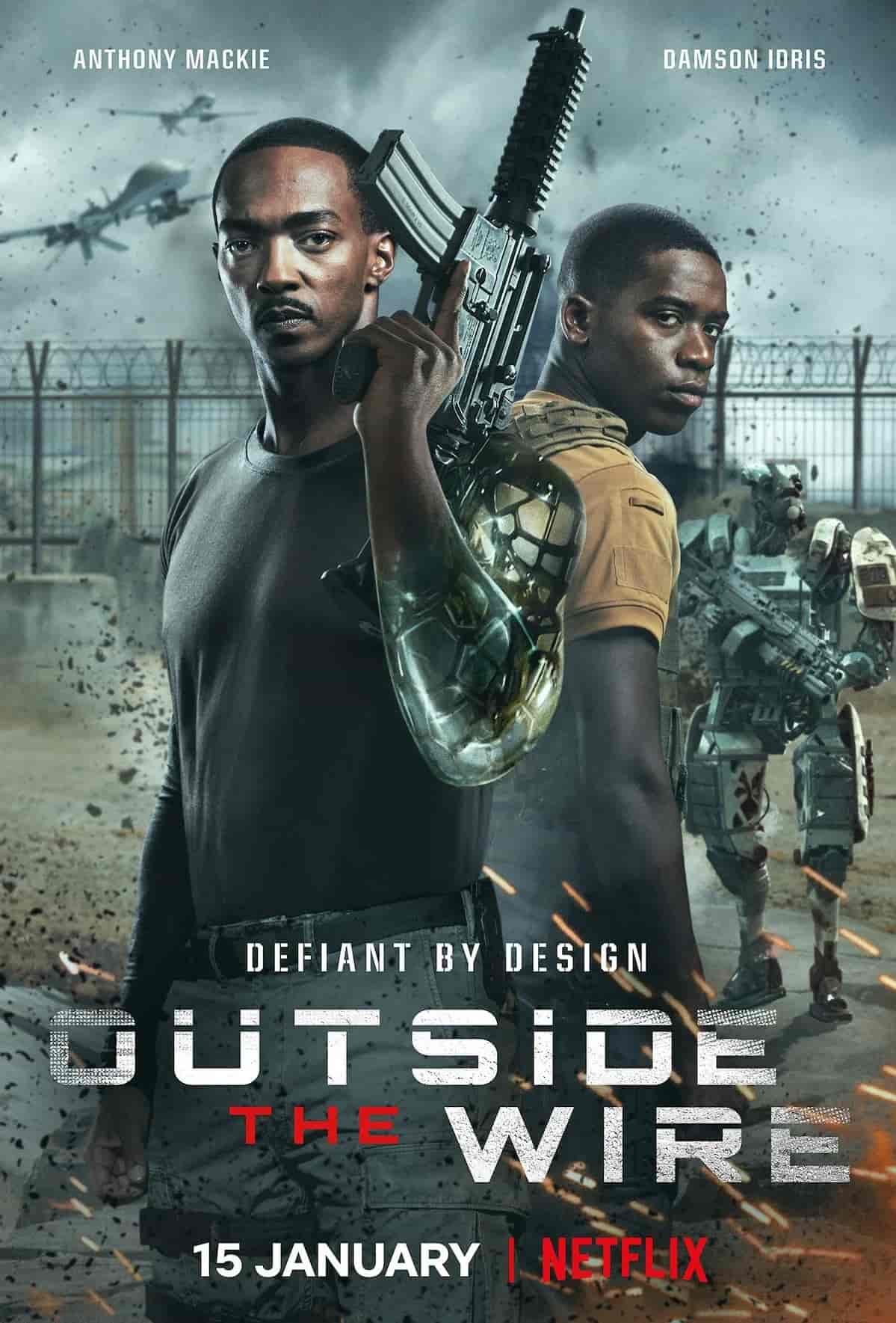 Sinopsis Outside The Wire, Film Sci-Fi Pertempuran Penjaga Perdamaian di Zona Militer