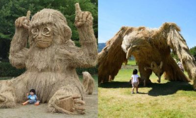 Keren, 10 Karya dari Tumpukan Jerami di Festival Jepang