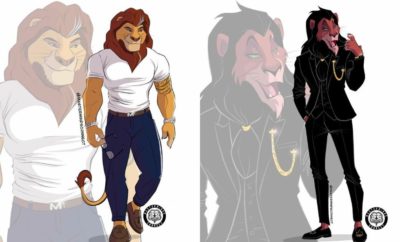 Nostalgia, 10 Ilustrasi Kece Karakter Film Lion King Seperti Manusia