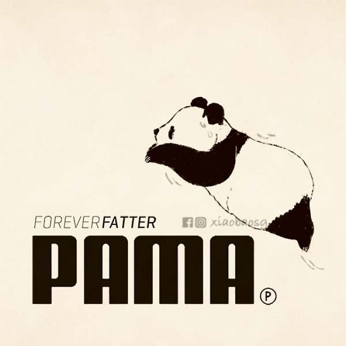 Lucu dan Menggemaskan, 10 Logo Brand Terkenal Diganti Karakter Panda