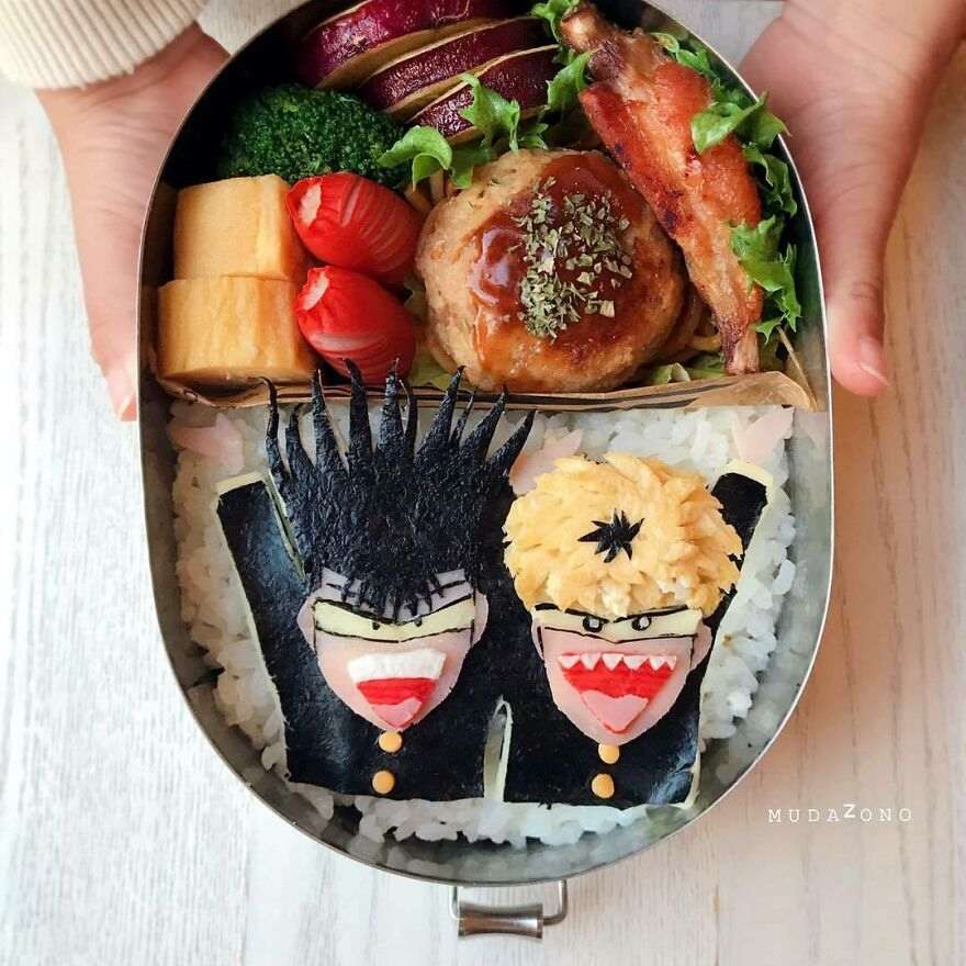 10 Kreasi Bento dengan Karakter Anime, Tega Makan?