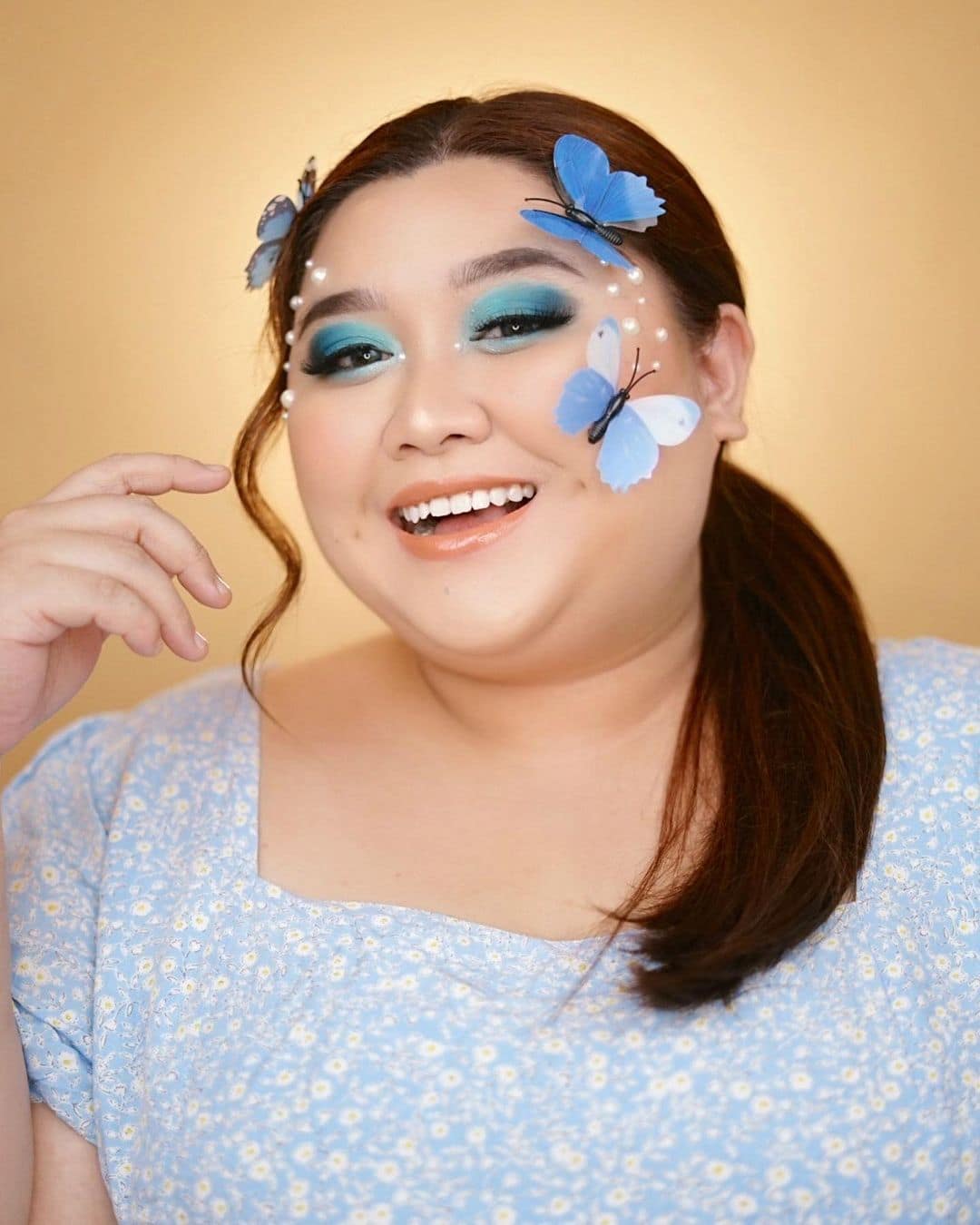 10 Makeup Kreatif dan Unik Clarissa Putri, Selebgram Inspirasi Cewek Plus Size