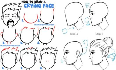 10 Cara Menggambar Wajah dengan Berbagai Bentuk