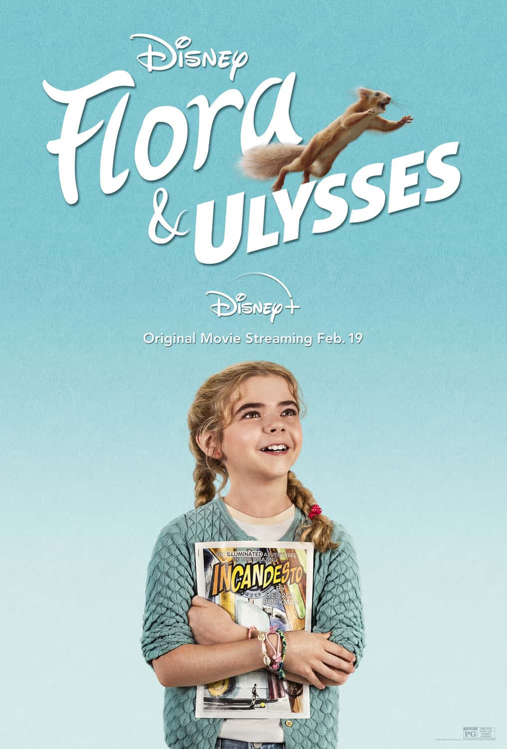 Sinopsis Flora and Ulysses, Kisah Petualangan Seru Gadis Cilik dan Tupai Superhero