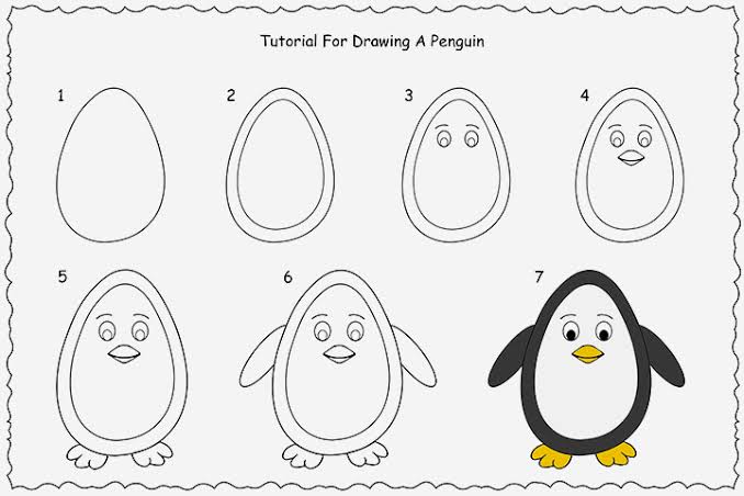 10 Cara Menggambar Binatang, Mudah & Anak-anak Pasti Bisa - Dailysia