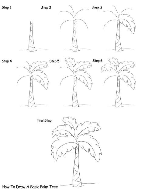 10 Cara Menggambar Pohon, Ada Pohon Kelapa hingga Pohon Pisang
