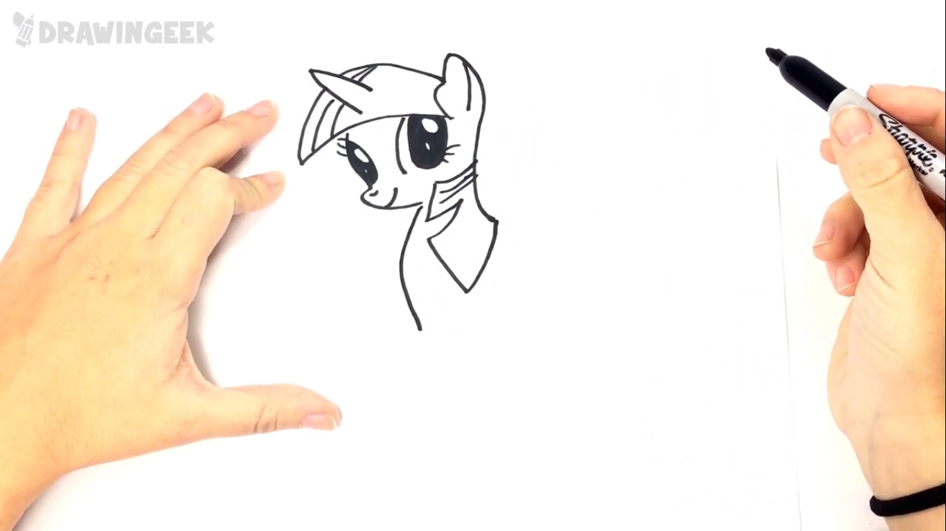 10 Langkah Cara Menggambar My Little Ponny