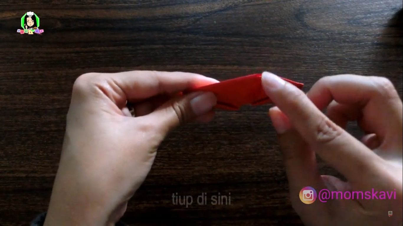 Gampang, 10 Langkah Membuat Origami Love 3D