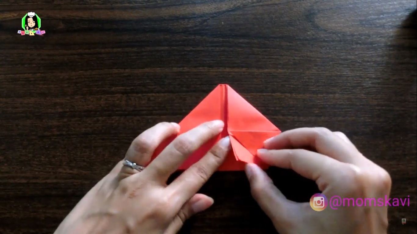 Gampang, 10 Langkah Membuat Origami Love 3D