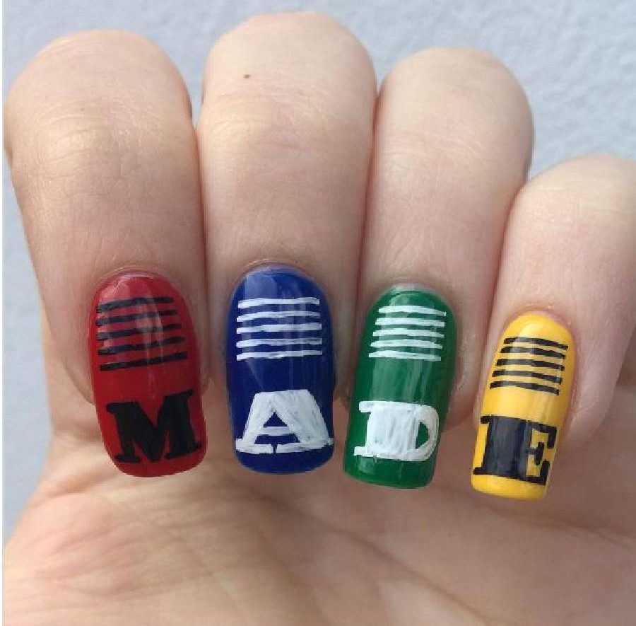 10 Inspirasi Nail Art Fans K-Pop, Desainnya Keren Banget