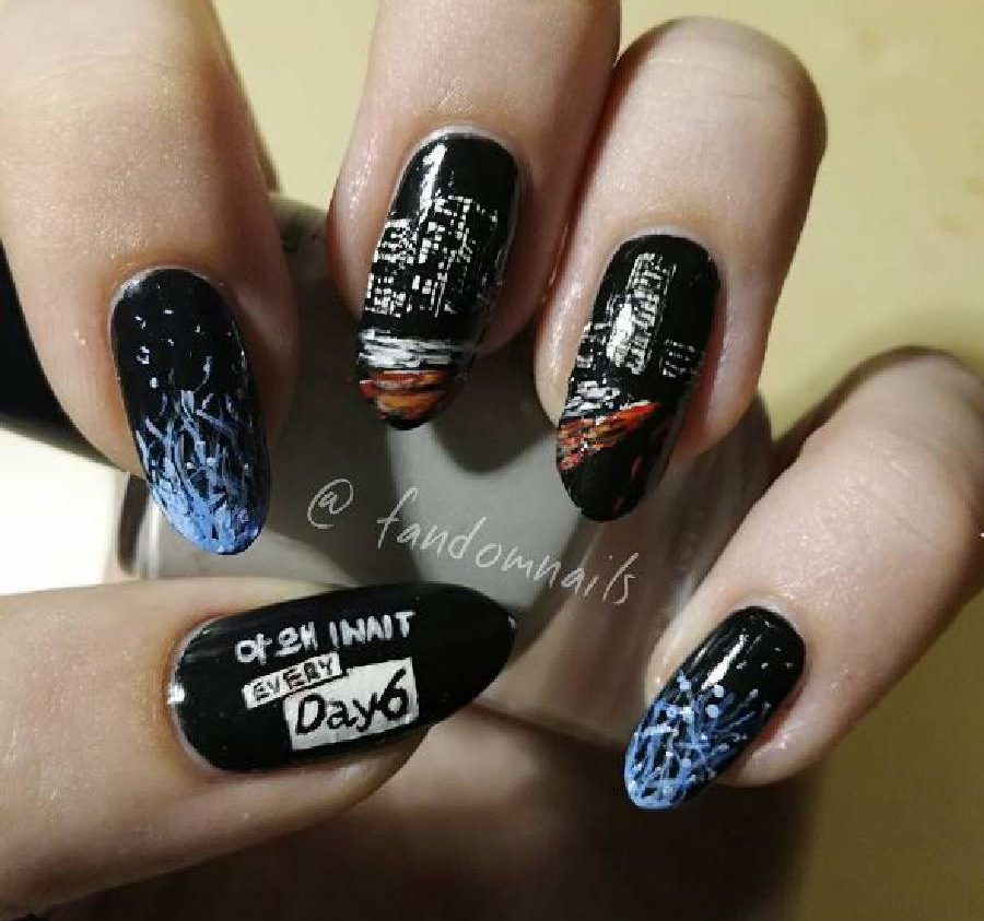 10 Inspirasi Nail Art Fans K-Pop, Desainnya Keren Banget