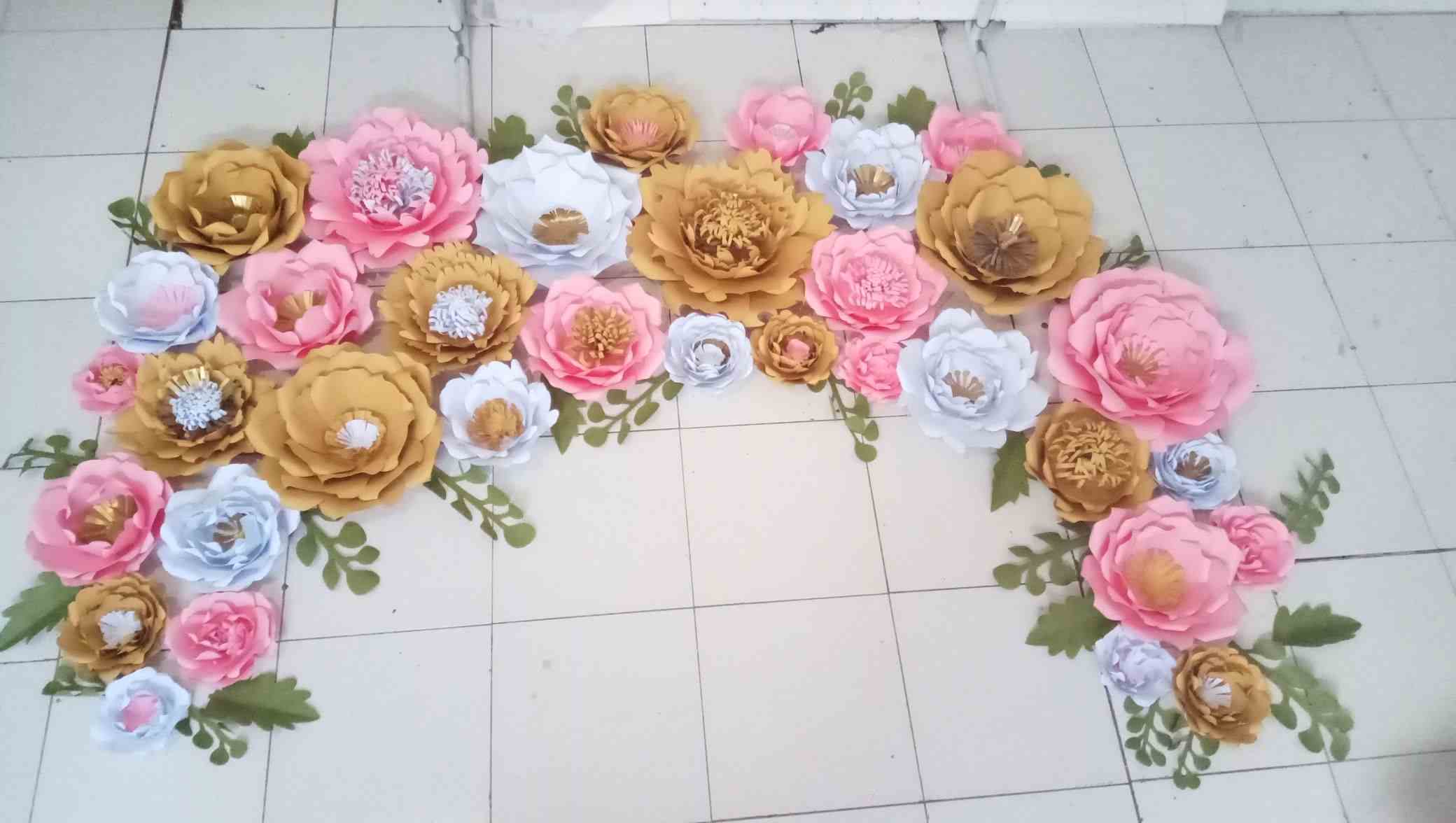 Dekorasi Cantik 10 Ide Paper Flower untuk Acara Lamaran