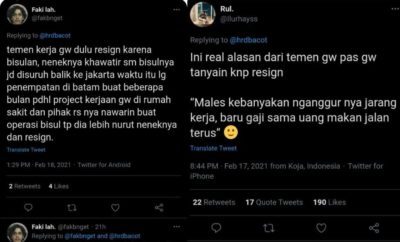 Kocak! 10 Cuitan Tentang Alasan Berhenti Bekerja Paling Gak Masuk Akal