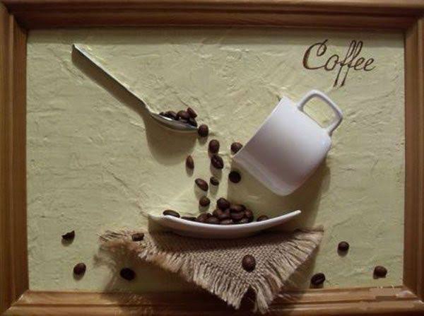 biji kopi 1 - Dekorasi Coffee Shop, 10 Kreasi Biji Kopi yang Keren