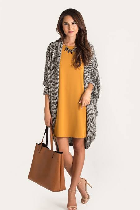 Stylish, 10 Office Outfit k dengan Memakai Cardigan