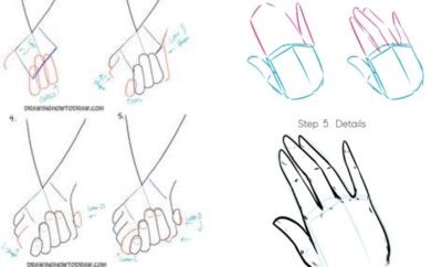 10 Cara Menggambar Tangan Anime dengan Berbagai Bentuk