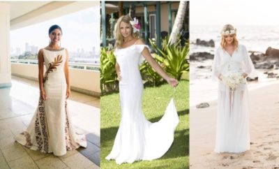 Super Simple, 10 Baju Pernikahan Bertema Hawaii