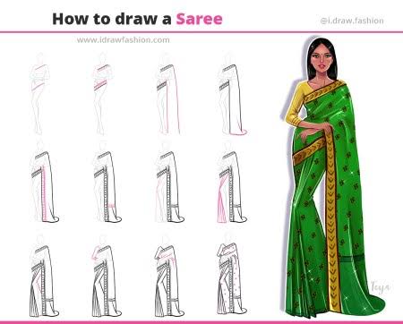 10 Cara Menggambar Gaun Panjang untuk Desainer Pemula