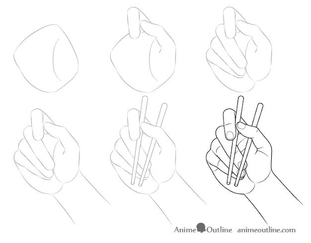 10 Cara Menggambar Tangan Anime dengan Berbagai Bentuk