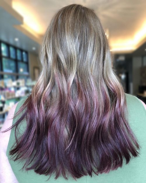 10 Variasi Ombre Pirang, Warna Hitam Sampai Pink