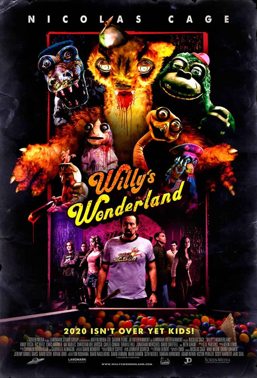 Sinopsis Willy's Wonderland, Aksi Nicolas Cage Versus Boneka Pembunuh